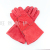  Palm Finger Welder Lengthened Arc-Welder's Gloves Cowhide Protective Gloves Wear-Resistant Heat-Resistant Welder Gloves