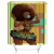 Cross-Border Supply 3D Digital Printing Afro African Women's Head Series Waterproof Shower Curtain Polyester Four-Piece Suit