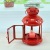 Red Wrought Iron Christmas Candle Lamp Christmas Home Window Decorative Ornament Candlestick Gift Present