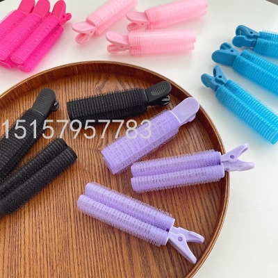 Internet Celebrity Air Fringe Curls Lazy Self-Adhesive Hair Curler Fluffy Hair Curler Wave Hair Curler Word Clip