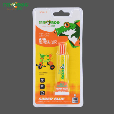 Tree Frog Brand ABS Glue Plastic Glue High Elasticity High Transparent Powerful Glue as Type Plastic Silicone Glue 20ml