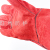  Palm Finger Welder Lengthened Arc-Welder's Gloves Cowhide Protective Gloves Wear-Resistant Heat-Resistant Welder Gloves