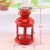 Red Wrought Iron Christmas Candle Lamp Christmas Home Window Decorative Ornament Candlestick Gift Present