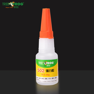Factory Promotion 502 Strong Glue Tree Frog Wood Repair All-Purpose Adhesive 30G round Bottle Instant Adhesive Fast Stick Quick Stick