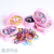 Disposable Hair Band Hair Ring Lanyard round Bag Color Rubber Band Wholesale for Kids Elastic Hair String