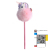 South Korea Stationery Creative Unicorn Shape Quicksand Fur Ball Gel Pen Leather Accessories Cute Cartoon Plush Ball Pen