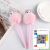 South Korea Stationery Creative Unicorn Shape Quicksand Fur Ball Gel Pen Leather Accessories Cute Cartoon Plush Ball Pen