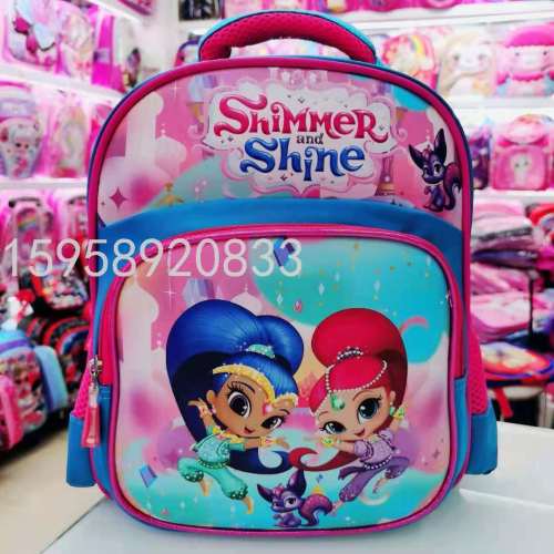 Factory Direct Sales Schoolbag Backpack Cartoon Bag Backpack 3D Bag Children‘s Bags School Bag Gift Bag Trolley Bag