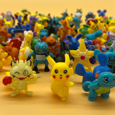 144 Pet Elf Hand-Made Model Pokémon Capsule Toy Cake Doll Cross-Border Foreign Trade Hot Sale