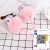 South Korea Stationery Creative Unicorn Shape Quicksand Fur Ball Gel Pen Leather Accessories Cute Cartoon Plush Ball Pen