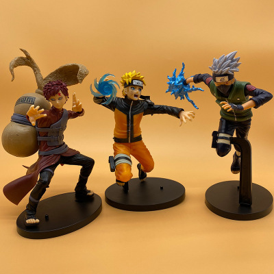 Anime Garage Kits Model Bagged Naruto Vortex Naruto Gaara Kakashi Ornaments