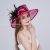 European and American Handmade Flower Mesh Linen Yarn Ladies Ladies with Veil Top Hat Summer Sun Hat