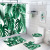 Amazon Hot Sale 3D Digital Printing Shower Curtain Thickened Waterproof Bathroom Curtain Flower Bathroom Shower Curtain Graphic Customization