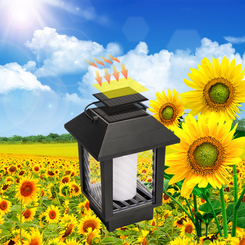 foreign trade exclusive creative solar landscape flame lamp villa chinese waterproof landscape lamp garden lawn flame lamp