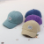 Spring 2021 Ins Labeling Baseball Cap Female Korean Style All-Matching Peaked Cap Cotton Hat Sun Protection Hat Female