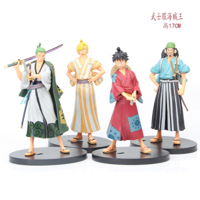 New Garage Kit Model Doll Kimono One Piece DWG Man of Great Channel Luffy Zoro Shilang Ornaments