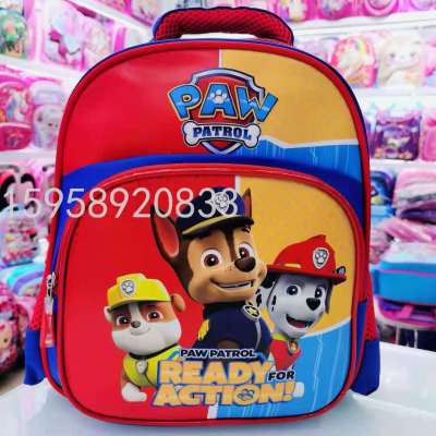 Factory Direct Sales School Bag Backpack Cartoon Bag Backpack 3D Bag Children's Bags School Bag Gift Bag Trolley School 