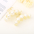 Simple Korean Pearl Bath Hair Claw All-Matching Graceful Women's Outing Ponytail Clip Back Head Claw Clip Hairpin Fashion