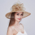 Dress up Hat Fashion Cap France Net Yarn Flowers Broad-Brimmed Hat Philippines Cambric Hat Evening Dress Banquet Top Hat Two Layers