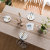 Cross-Border Ins Popular Linen-like Solid Color Plaid Linen Modern Simple Plain Tablecloths Table Runners Mat Amazon