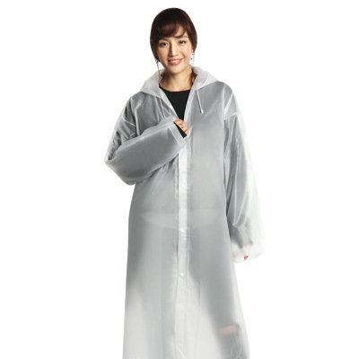 EnvironmentFriendly Lightweight Raincoat Manufacturers NonDisposable Thickened Adult Raincoat Processing Customization