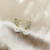 Pearl Earrings Artistic Sterling Silver Needle South Korea Dongdaemun Internet Celebrity Diamond Earrings Short Ear Clip Non-Piercing Earrings