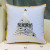 2021 New Flannel Christmas Style Bronzing Sofa Car Bed Pillow