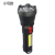 New Strong Light Cob Flashlight USB Charging Belt Sidelight Household Led Patrol Light Plastic Flashlight