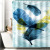 SOURCE Factory Cross-Border New Simple Feather Shower Curtain Floor Mat Combination Four-Piece Set Bathroom Mat Set Lazada Hot Sale