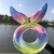 Rainbow Crown Rainbow Wings Swim Ring Thickened PVC Inflatable Sequins Water Wing Adult Children Net Red Life Buoy