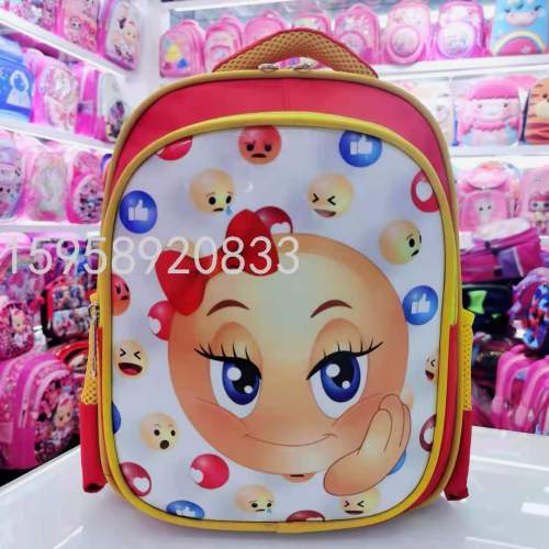 School Bag Backpack Cartoon Bag Backpack 3D Bag Children Bag Student Bag Gift Bag Trolley School Bag