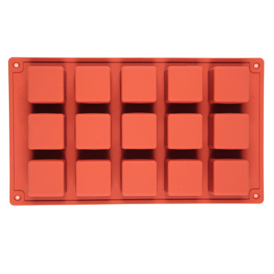 Silicone 15 Square Mousse Cake Mold Baking DIY Cube Large Square Ice Cream Chocolate Mold