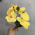 4Heads/branch Orchid mini branch with stem leaves Artificial Flowers Butterfly Orchid for Home Wedding Decoration flores