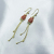 Creative Red Lucky Bag Long Personalized Earrings Women's 2021 New Birth Year Temperamental Tassels Internet Celebrity Ear Hook