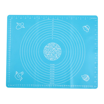 50 * 40cm Silicone Dough Kneading Printing Scale Mat Heat Insulation Placemat Kitchen Tools High Temperature Resistant Non-Slip Mat Products