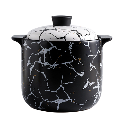 Casserole/Stewpot High Temperature Resistant Large Capacity Soup Heat-Resistant Ceramic Pot Home Naked-Fire Gas Porridge Casserole