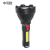 New Strong Light Cob Flashlight USB Charging Belt Sidelight Household Led Patrol Light Plastic Flashlight