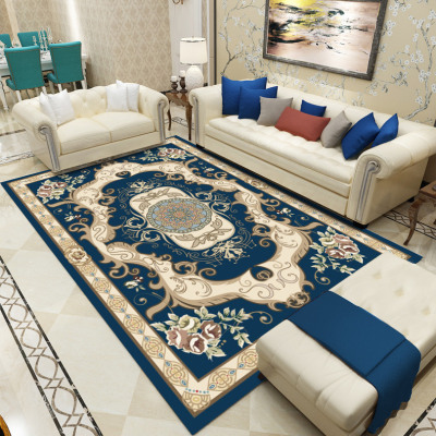 European-Style Carpet Living Room Sofa Table Carpet Bedroom Carpet Floor Mat 3D Disposable Household Large-Area Customization