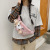 Cute Bear Simple Canvas Bag Girl Ins Lightweight Crossbody Bag 2021 New Japanese Style Student Sports Chest Bag