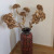 New Christmas Decoration Golden Artificial Plant Branch Dandelion Maple Leaf Wedding Plastic Fake Flower Grass For Home 