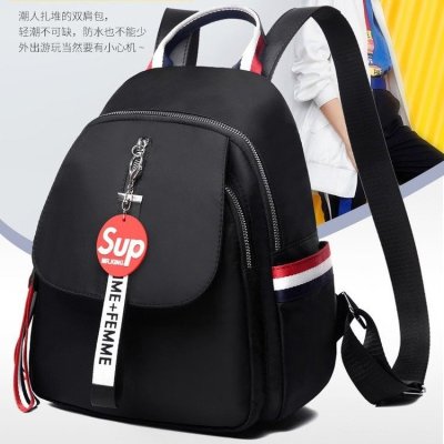 Spring and Summer New Ribbon Pendant European and American Popular Fashion Backpack Women's Bag Factory Wholesale Foreign Trade Export 1081