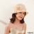 British Style Socialite Flower Philippines Cambric Hat Women's Sun-Proof Summer Hat Curling Banquet Hat