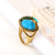 European and American Japanese and Korean Fashion Accessories Fashion Eye-Catching Luxury New Women's All-Match Decorative Ring Jewelry Selection