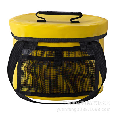 15l Large Capacity Outdoor Bucket Car Car Washing Bucket Outdoor Foldable Bucket Wholesale Fishing Bucket Beach