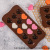 Exclusive for Cross-Border 15-Piece Three-Dimensional Heart-Shaped Silicone Chocolate Cake Mold with Raindrops Household DIY Baking Mold
