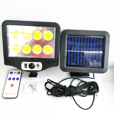 New Split Solar Charging Human Body Induction Wall Lamp Led Remote Control Lights