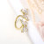 Sweet Korean Bow Diamond Open Ring Female Fashion Personality Ins Fashion Design Net Red Simple Alloy Ornament