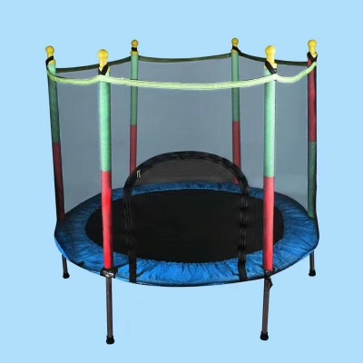 Trampoline Children's Home Trampoline Parent-Child Interactive Game Fitness Trampoline with Net Baby Care Fence