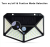 Cross-Border Hot 100 Lamp Solar Charging Human Body Induction Wall Lamp