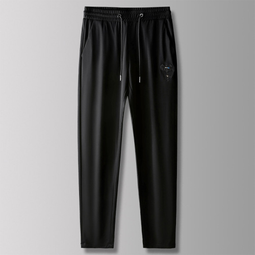 new black trendy casual pants men‘s simple comfortable sports pants slim fit versatile summer straight sweatpants men‘s thin